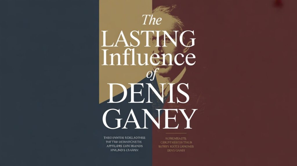 The Lasting Influence of Denis Ganey
