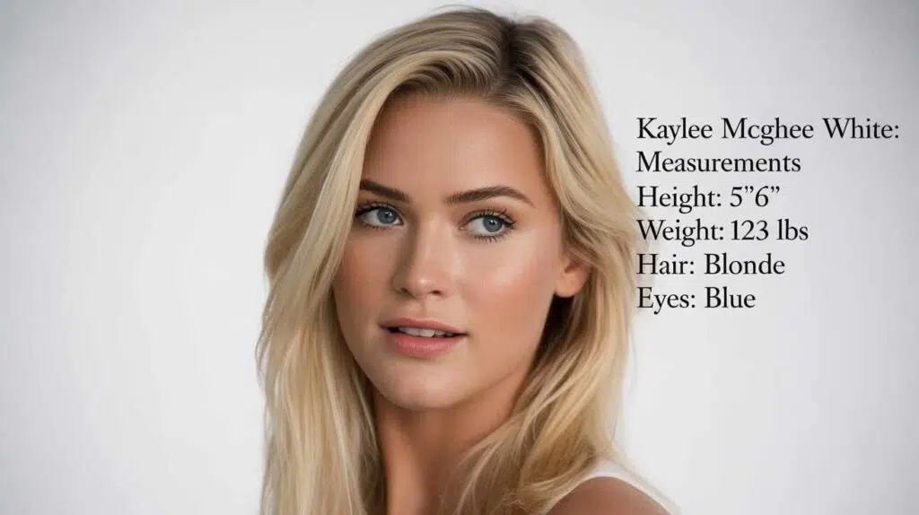 Kaylee McGhie White Measurements