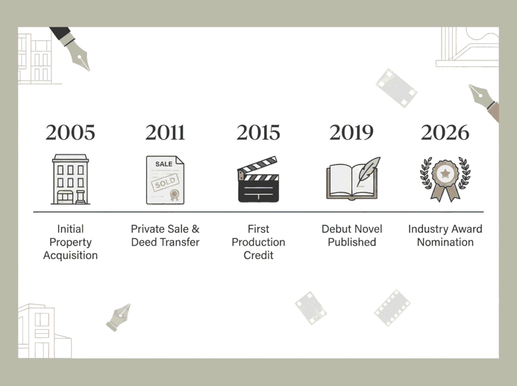 Selected Ethan Hawke career and financial-reporting milestones